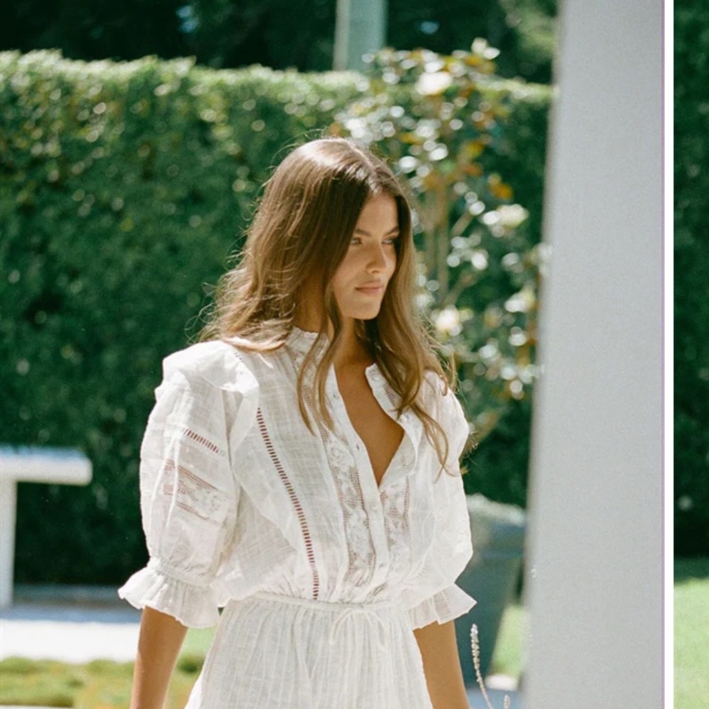 Sabo Skirt White Lace Jumpsuit
